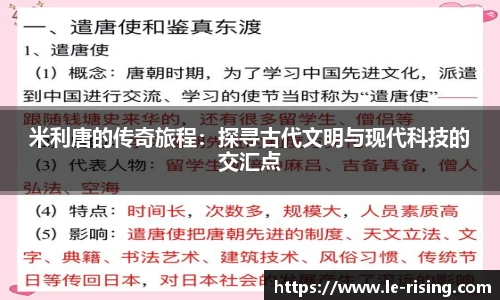 米利唐的传奇旅程：探寻古代文明与现代科技的交汇点